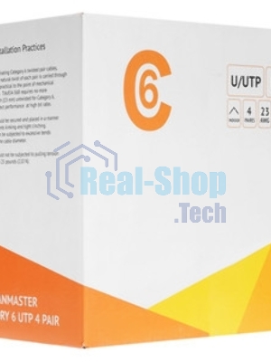 Кабель информационный Lanmaster LAN-6EFTP-HFLT-OR кат.6 FTP 4 пары 23AWG LSZH внутренний 305м оранжевый