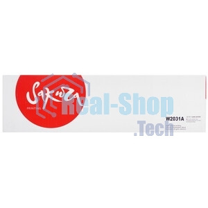 Картридж лазерный Sakura W2031A (HP 415A) для HP LaserJet Pro M454, MFP M479, голубой, 2100 к.