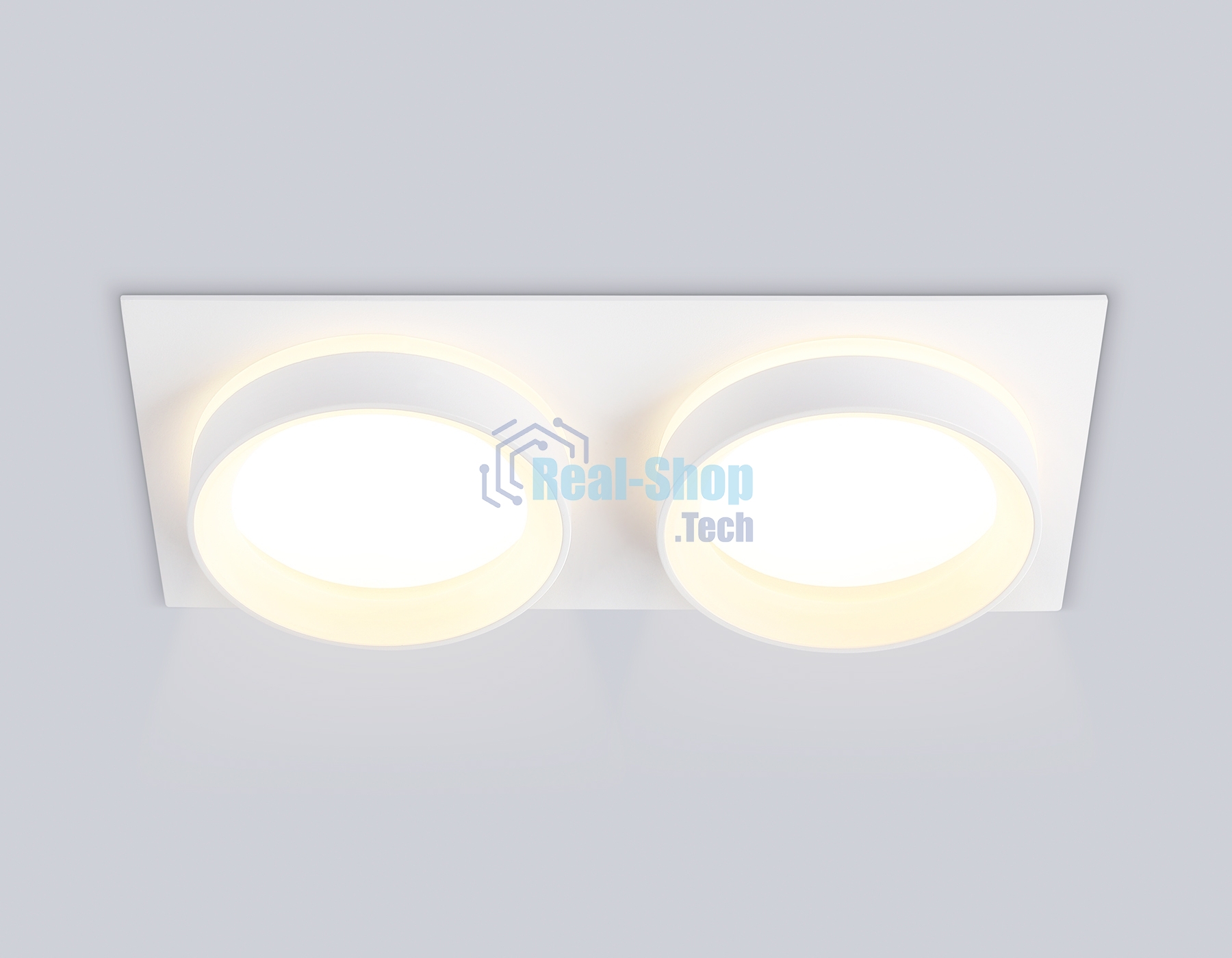 Светильник Ambrella light TN6711/2 WH белый IP44 GX53/2 max 15W 210*105*45