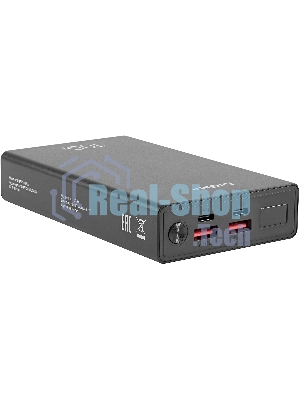 Портативный аккумулятор Digma DGPD100WA 20000mAh QC3.0/PD3.0 100W 5A 2xUSB-A/2xUSB-C черный