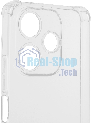 Чехол (клип-кейс) BoraSCO для Xiaomi Poco M6 4G Bumper Case прозрачный