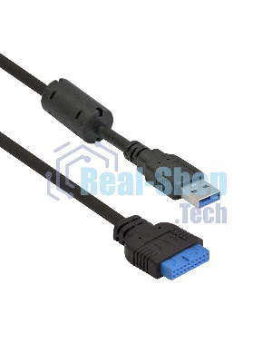 Планка USB на переднюю панель ExeGate U3H-621, 3,5