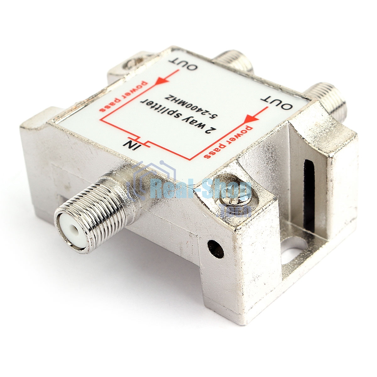 Разветвитель на 2 телевизора, Cablexpert AS-TV-PP-02, Power Pass 5-2400MHZ