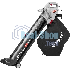 Пылесос садовый Зубр ЗПСЭ-3000 3000Вт 8000-15000об/мин 160-270км/ч мусоросборник 45л 13.5м