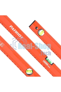 Уровень PATRIOT LCP-1000, алюминиевый фрезерованный, 1000мм