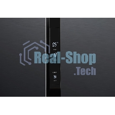 Холодильник Hyundai CS5003F черная сталь двухкамерный Side by Side 331/165л морозилка сбоку