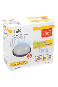 Светильник Iek LNPP0-1101-1-100-K01 НПП1101 белый/круг 100Вт IP54 ИЭК