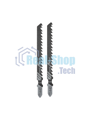 Пилка для электролобзика Kranz 100 мм 6 з/д 8-60 мм T144D (2 шт./уп.) (дерево)