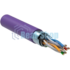 Кабель информационный ITK LC1-C604-326 кат.6 F/UTP 4X2X23AWG LSZH внутренний 305м фиолетовый