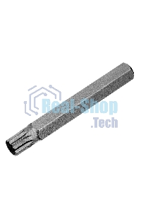 Набор бит HEX, TORX, SPLINE, шестигранный хвостовик 3/8