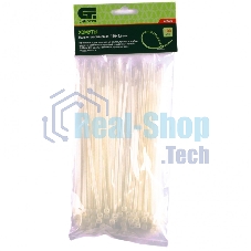 Хомуты Сибртех, 180x3,6 мм,пластмассовые,белые, 100 шт.