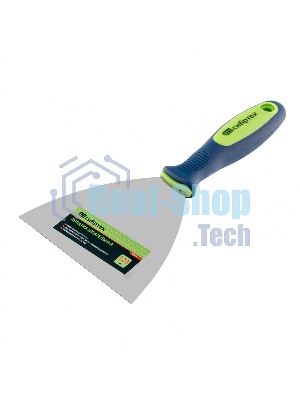 Шпательная лопатка из нержавеющей стали Сибртех 120 мм, двухкомпонентная рукоятка