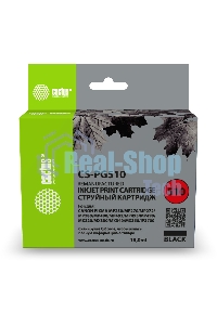 Картридж струйный Cactus CS-PG510 черный (15 мл) для Canon Pixma MP240/MP250/MP260/MP270/MP480/MP490/MP492/MX320/MX330