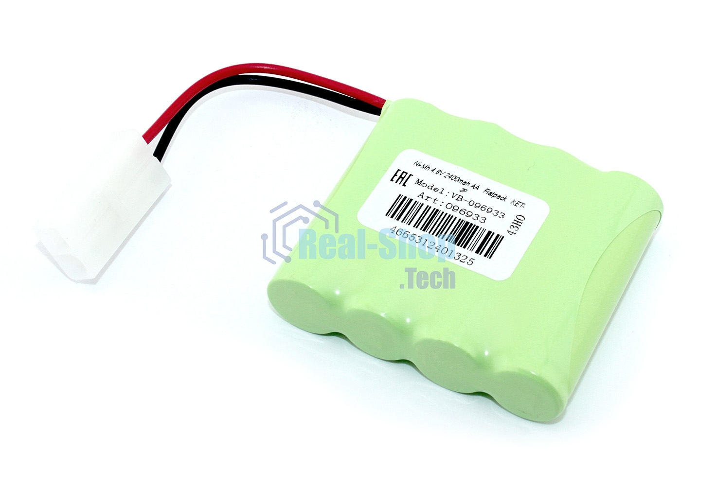Аккумулятор Ni-Mh 4.8V 2400 mAh AA Flatpack разъем KET-2P