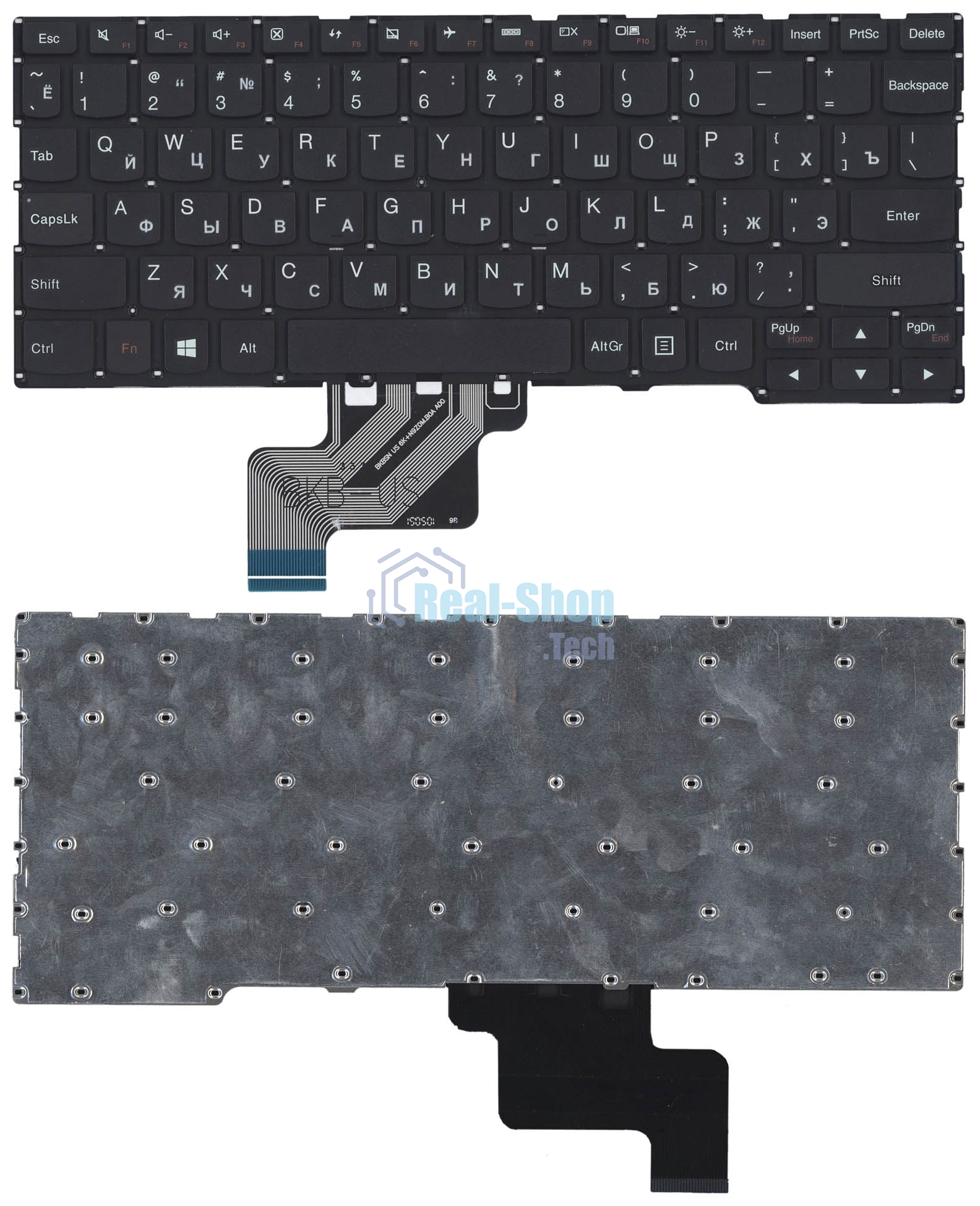 Клавиатура для ноутбука Lenovo Yoga 3 11 300-11IBR 300-11IBY 700-11ISK, черная