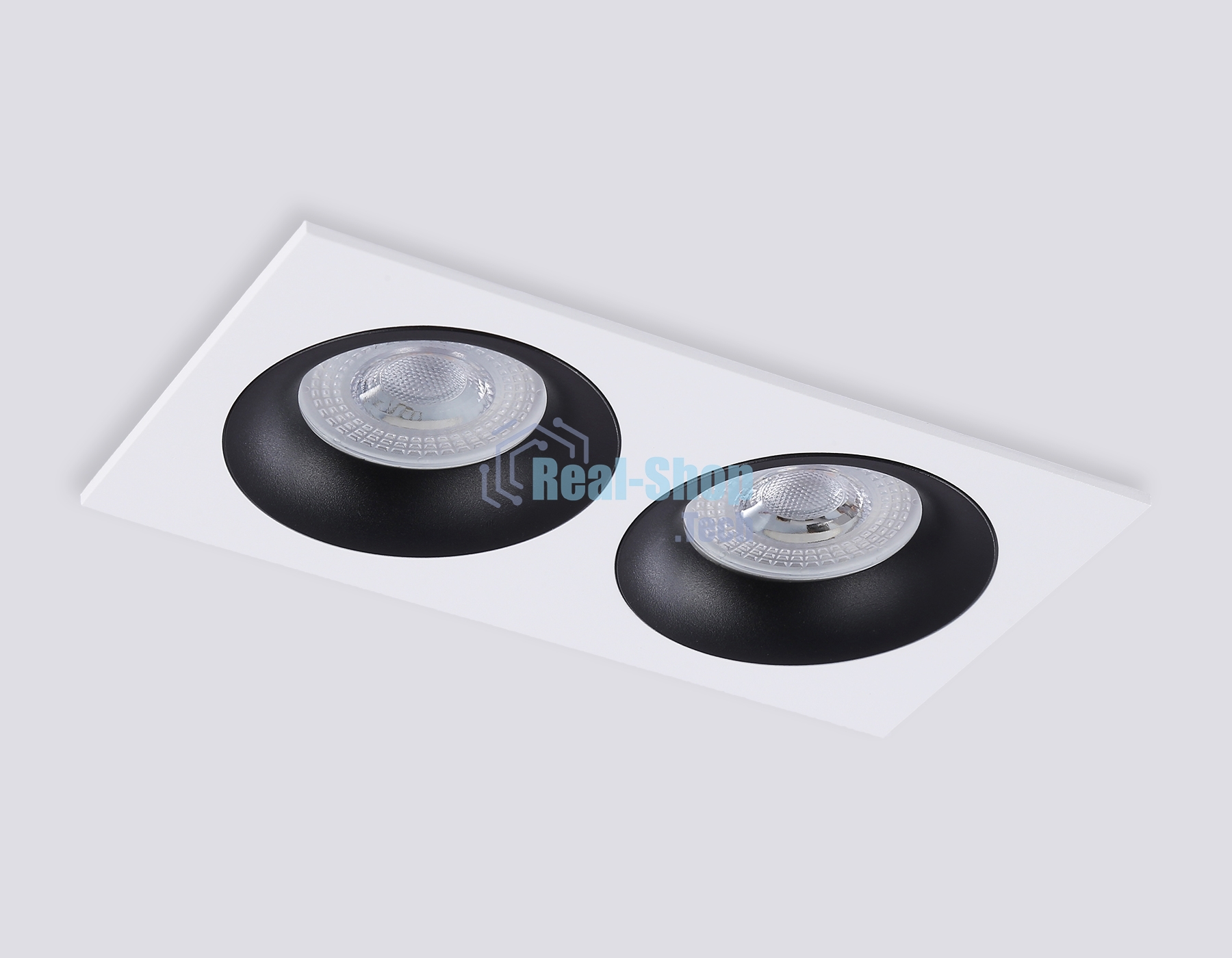 Светильник встраиваемый Ambrella light TN102732/2 WH/BK белый/черный GU5.3 175*92*23