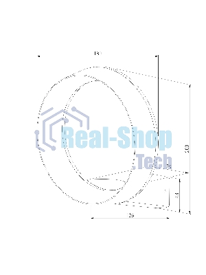1710 TECHNO LED / Светильник садово-парковый со светодиодами Ring белый