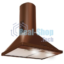 Вытяжка каминная Gefest ВО 1602 К17 коричневый, 60 см, 600 куб. м/ч, 81 дБ