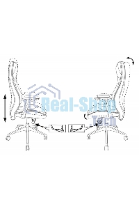 Кресло руководителя Бюрократ Zen/Black черный, кожа, крестовина полированный алюминий