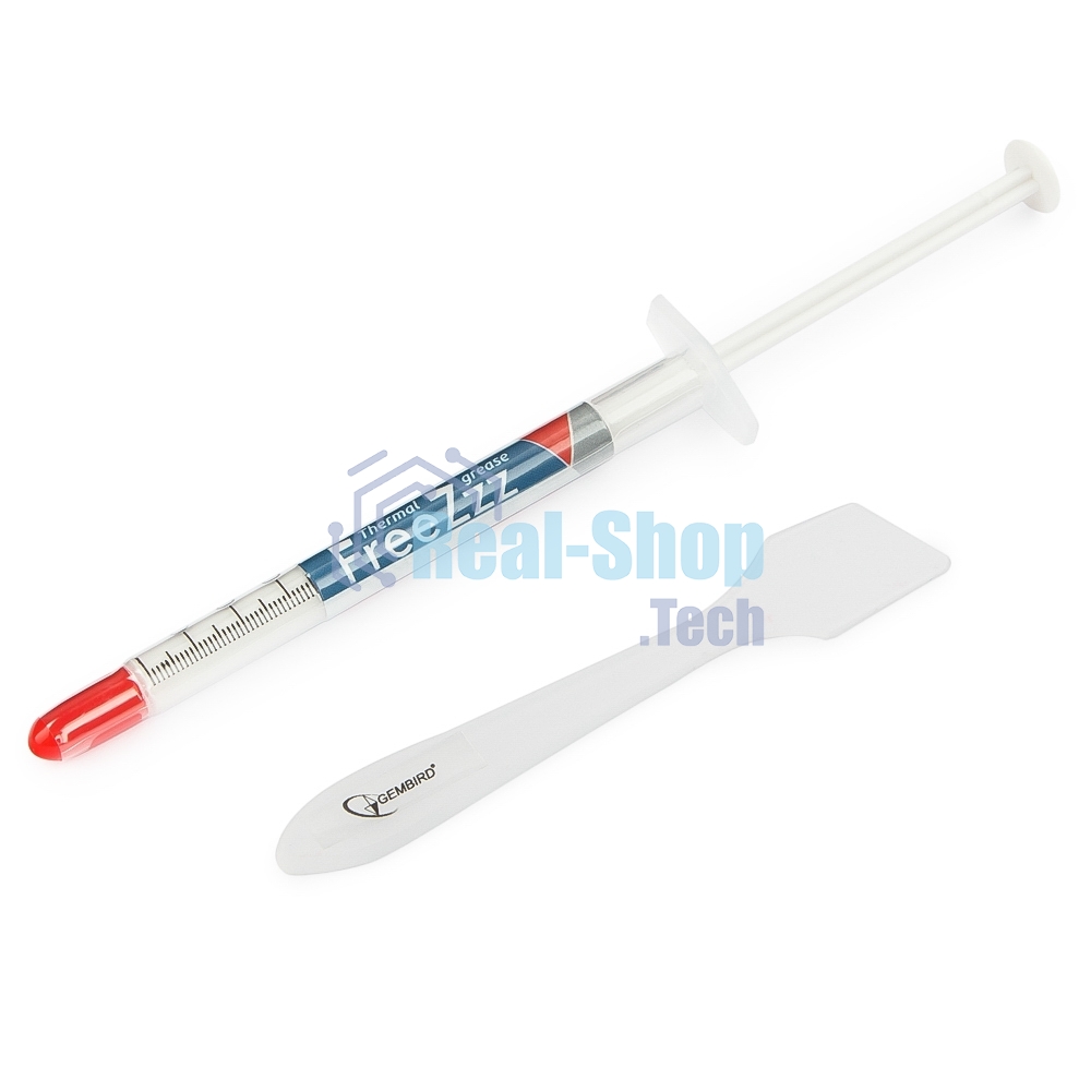 Термо паста Gembird FreeZzz GF-01-1.5 для радиаторов, 1,5гр, шприц
