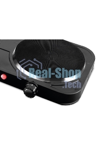 Плита настольная электрическая Centek CT-1507 черный, 2конф ЧУГУН 155мм, 2000Вт, индикатор работы