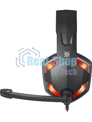 Гарнитура Defender WARHEAD G-370 черный/красный