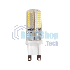 Лампа светодиодная JazzWay PLED-G9 7Вт капсульная 2700К тепл. белый G9 400лм 220В