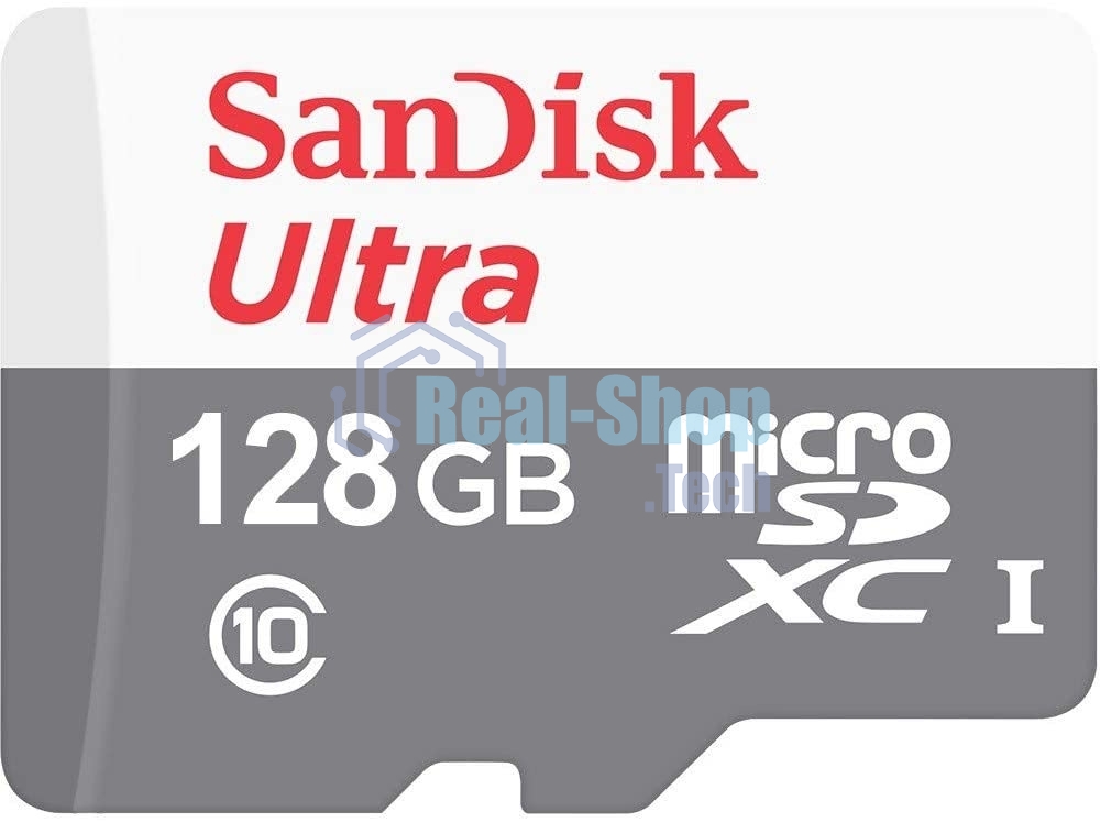 Флеш карта microSD 128Gb SanDisk microSDXC Class 10 Ultra UHS-I 100Mb/s
