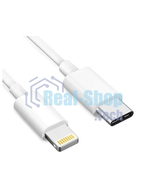 Кабель Buro PD18W USB Type-C (m) Lightning (m) 1м белый