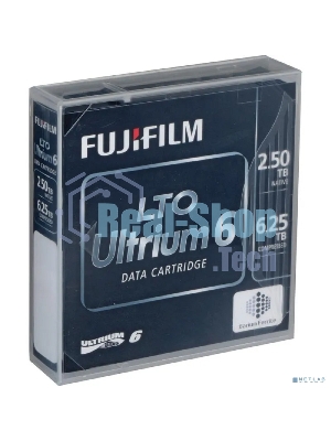 Ленточный накопитель Fujifilm LTO-6 RW 6,25Tb (2,5Tb native) Tape [16310732] аналог 00V7590 / C7976A