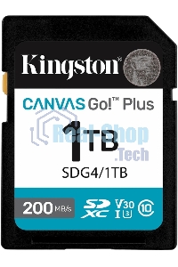 Флеш карта SDXC 1Tb Kingston SDG4/1Tb Canvas Go! Plus w/o adapter