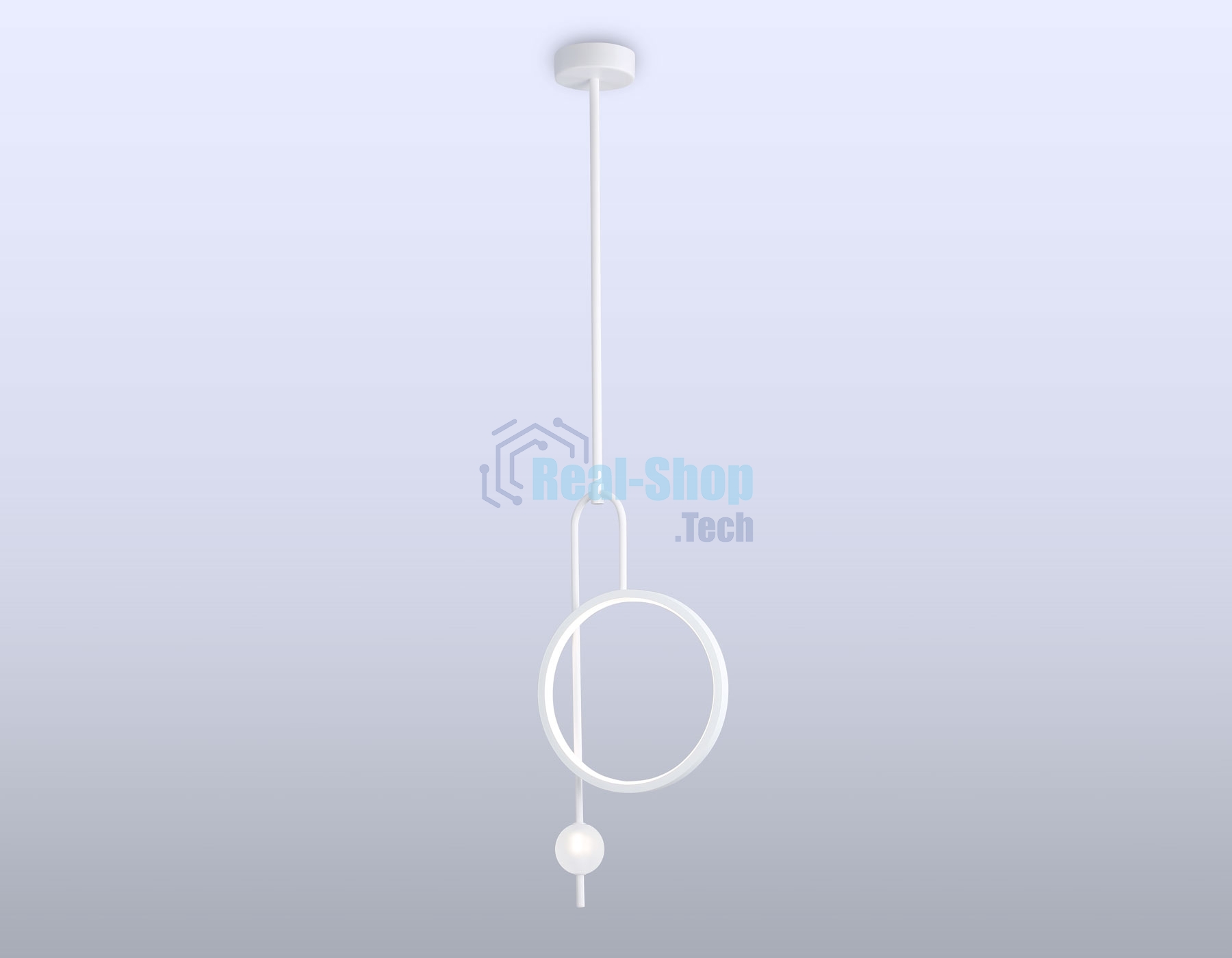 Светильник Ambrella light FL66431 WH белый 4200K 13W 240*60*1580 (Без ПДУ)