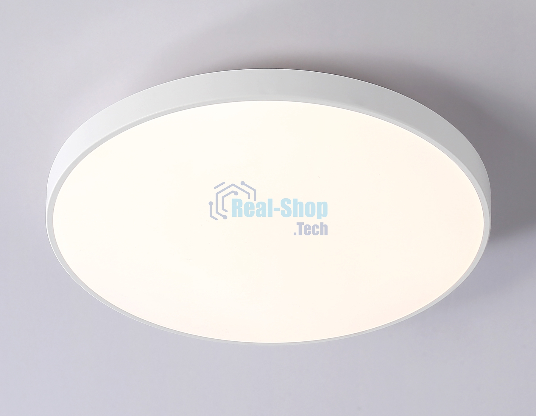 Потолочный светодиодный светильник Ambrella light FZ1220 WH белый IP44 13W 4200K D232*50 (Без ПДУ)