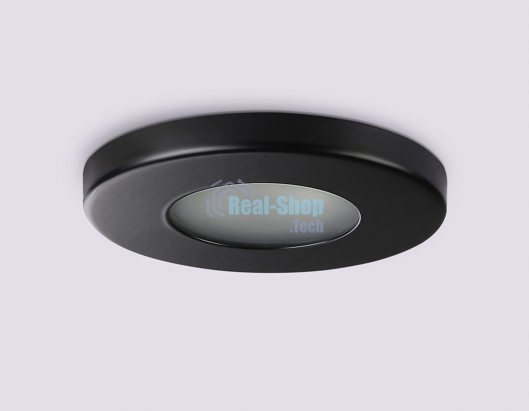 Светильник Ambrella light TN1181 BK черный IP44 GU5.3 D85*34