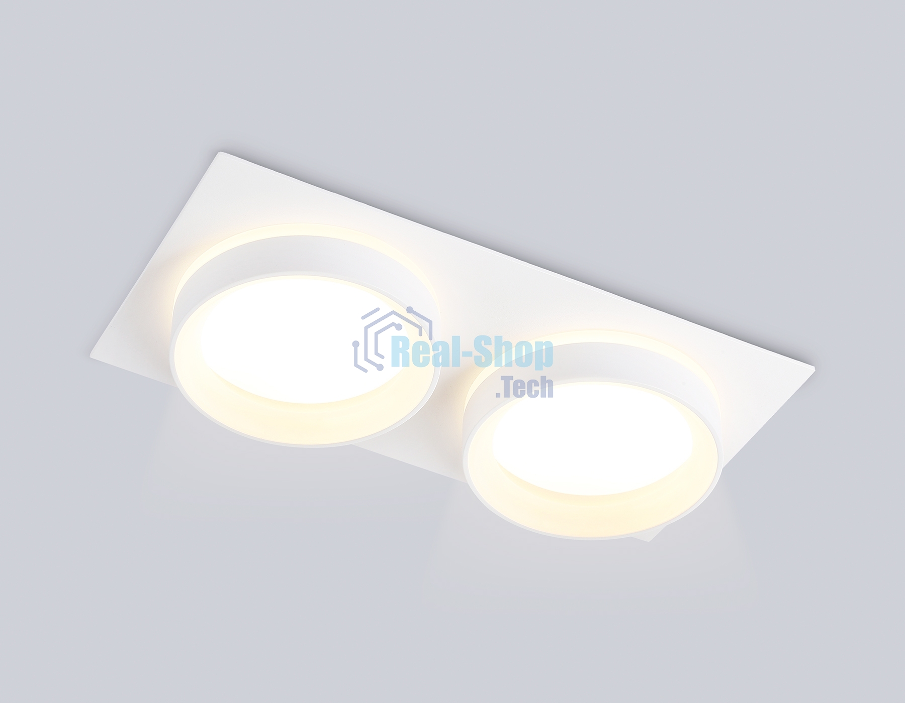 Светильник Ambrella light TN6711/2 WH белый IP44 GX53/2 max 15W 210*105*45