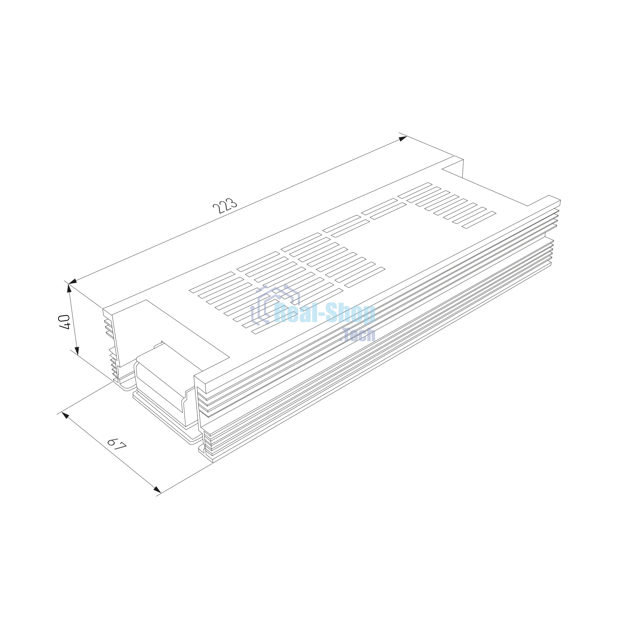Блок питания 250W 24V IP00 10,41A LST 11A