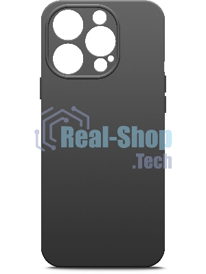 Чехол (клип-кейс) BoraSCO для Apple iPhone 15 Pro черный
