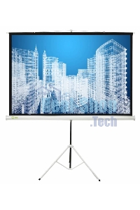 Экран Cactus 104.4x186см Triscreen CS-PST-104x186 1:1 напольный рулонный белый