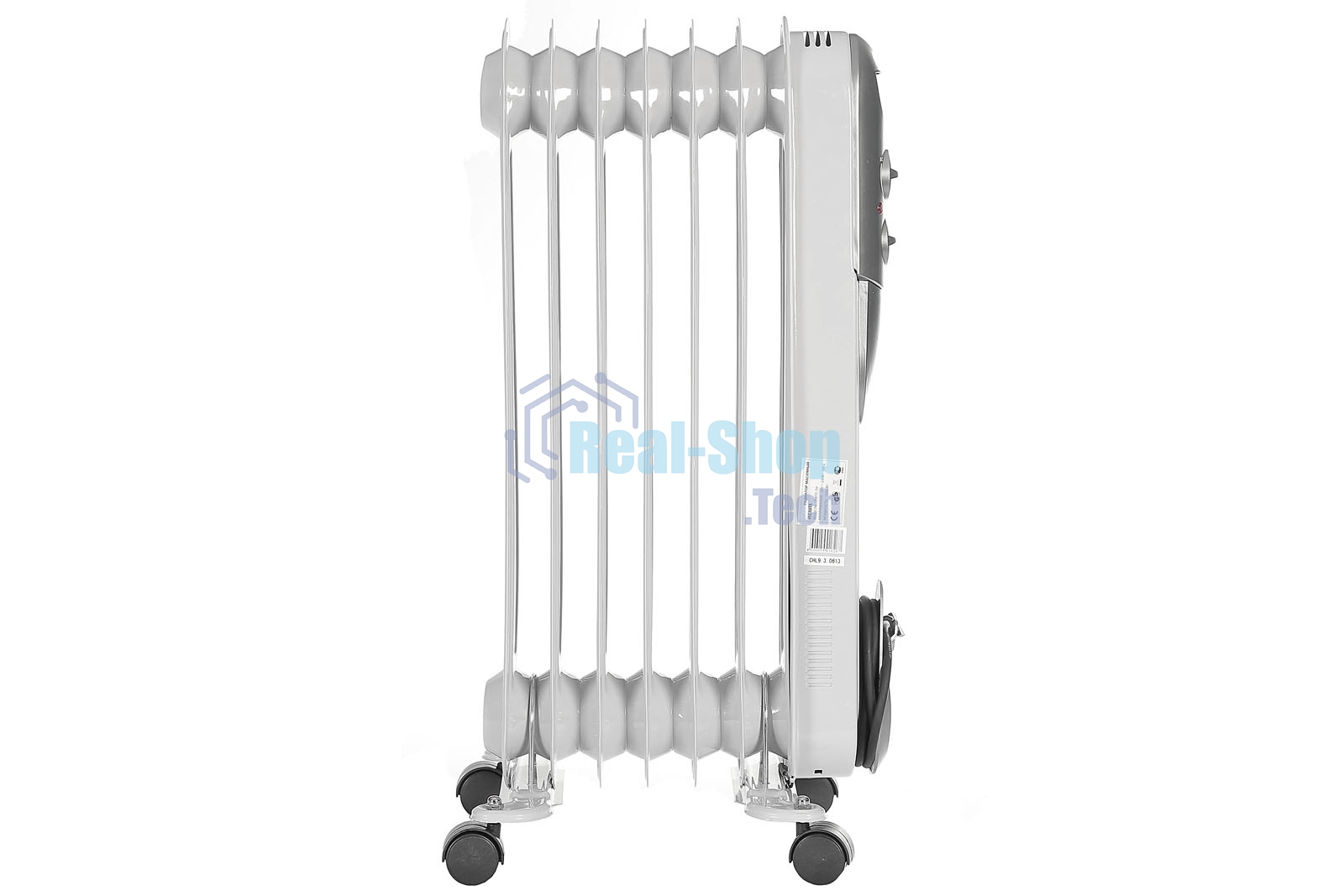 Обогреватель масляный Ресанта ОМПТ-7Н (7 секций) белый, 1500 Вт, 15 м2, термостат 67/3/3