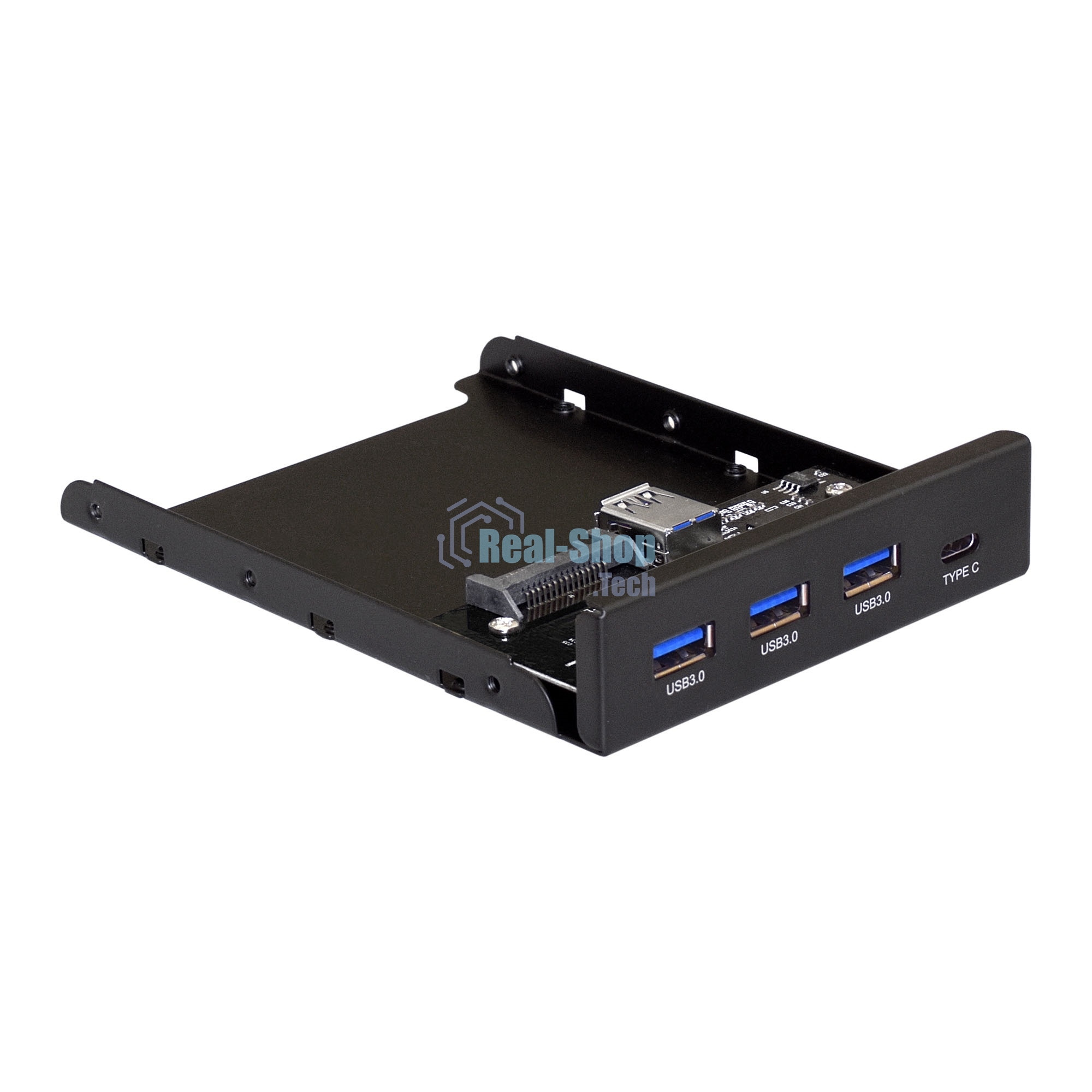 Планка USB на переднюю панель ExeGate U3H-623, 3,5