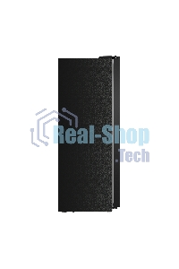 Холодильник Maunfeld MFF177NFSB черный глянц. двухкамерный 263/170л морозилка сбоку, No Frost, Side by Side