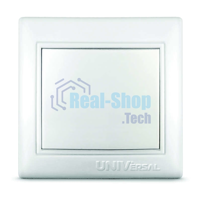 Выключатель 1-кл. СП Севиль 10А IP20 белый Universal С0021