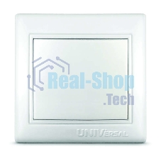 Выключатель 1-кл. СП Севиль 10А IP20 белый Universal С0021