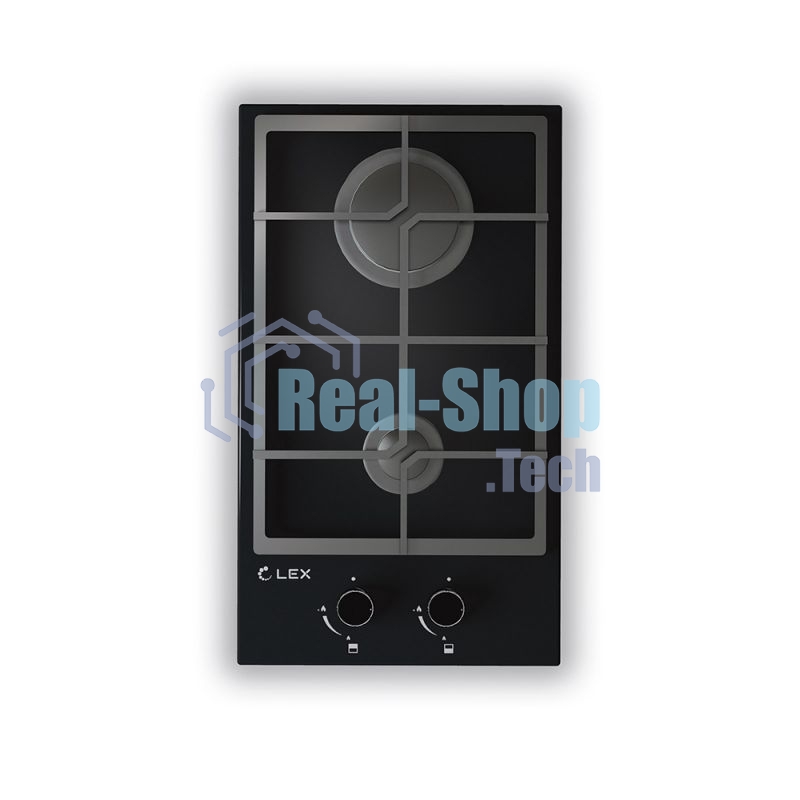 Газовая варочная панель LEX GVG 321 BL2 конфорки газ-контроль электроподжиг