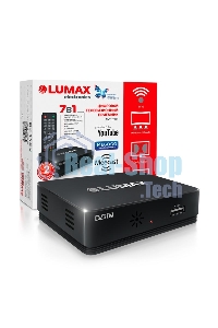 Приставка для цифрового ТВ LUMAX DV1120HD черный, DVB-T2, DVB-T, DVB-C, HDMI, USB 2.0