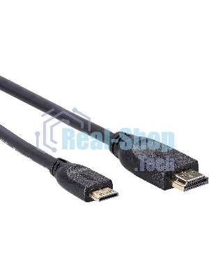 Кабель HDMI-19M --MiniHDMI-19M ver 2.0 1,5 м VCOM CG583-1.8M