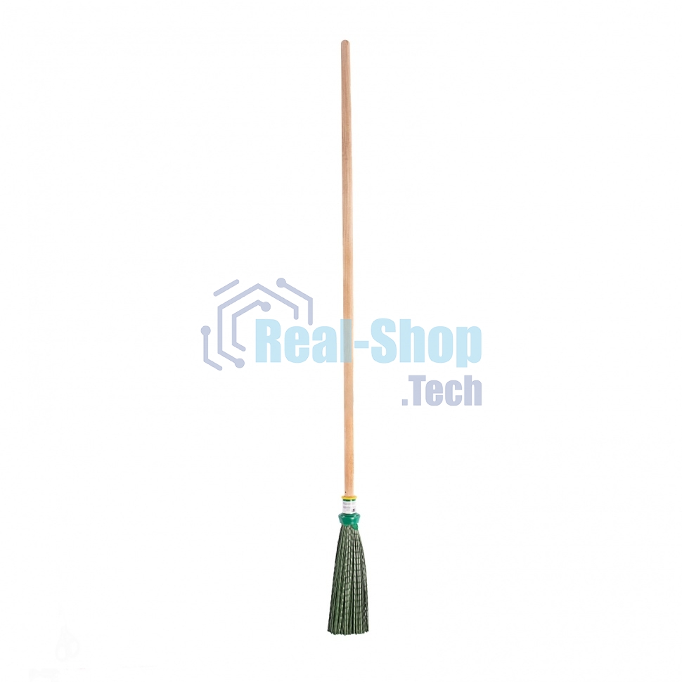 Метла Сибртех полипропиленовая 215 х 280 мм круглая, с черенком