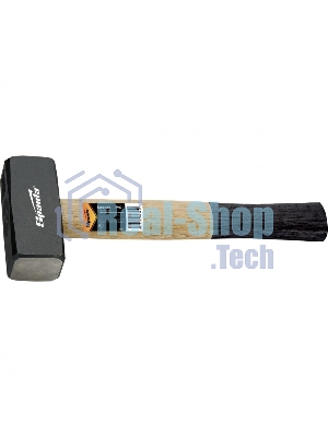 Кувалда Sparta 1000 г, кованая головка, деревянная двухцветная рукоятка