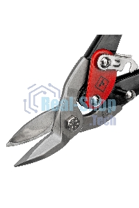 Ножницы по металлу Matrix, 250 мм, левый рез,сталь CRMO,двухкомпонентные рукоятки, PRO