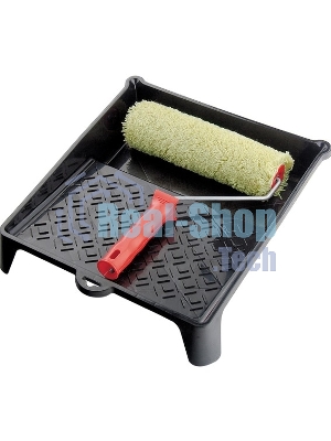 Набор Matrix: валик полиакрил для фасадных работ, 180мм, ворс 18мм, D36мм, кювета 260x320мм